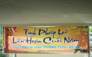 Cựu Tăng Ni sinh trường TCPG Bình Dương KII họp mặt cuối năm